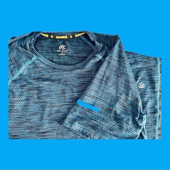 Men’s Champion Running Performance T-Shirt Blue Size M - Picture 4 of 6